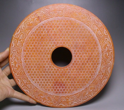 25cm antique chinese nephrite - chinese,