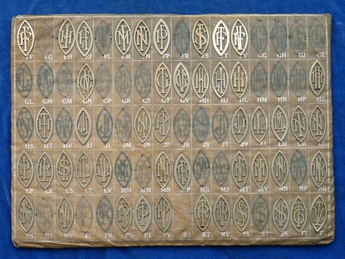 Rare monogramme ancien old - monogramme,