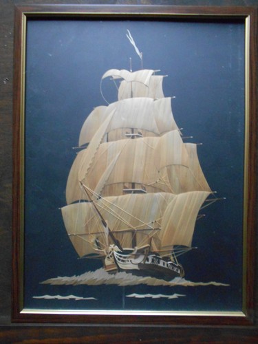 Tableau encadré marqueterie - encadrÉ,
