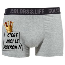 Caleçon boxer homme humour -