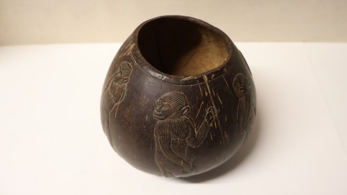 Ancien grand bol noix de - bol, en