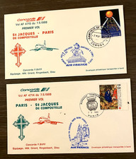 2 enveloppes 1er jour premier