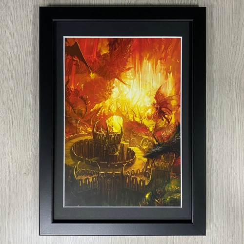 Khorne forteresse encadré art - khorne,