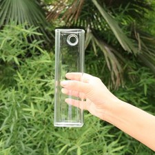 Vase à fleurs en verre