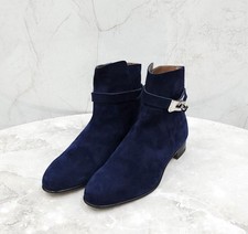 Hermes Bottes Kelly en daim