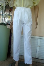 PANTALON D ETE BLANC T 38 NEUF