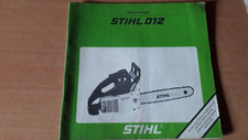 STIHL 012 tronçonneuse : notice d'emploi
