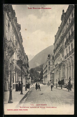 Cpa cauterets boulevard - cpa, cauterets,