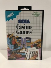 Jeu SEGA Master System - Casino Games - Avec notice