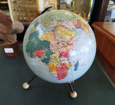 GLOBE TERRESTRE Tripode Lumineux Taride Annees 60 Bureau Terre Carte 19MAG 11/09