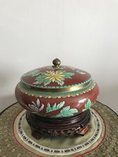 CLOISONNE BONBONNIERE POT