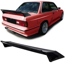 Spoiler Arrière Ailéron Evo Regardez Noir Brillant En ABS Pour 3er BMW E30
