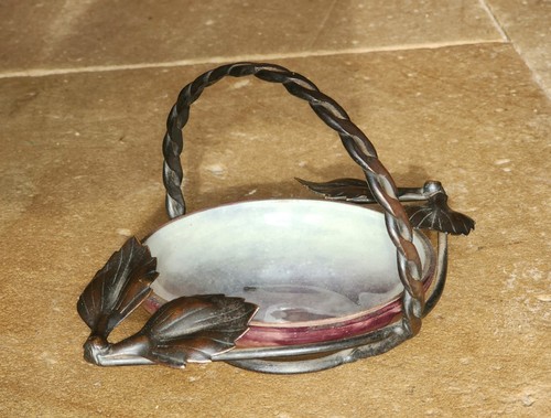 Coupe pate verre fer forgé - verre,