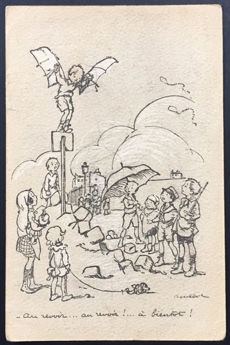 Carte postale poulbot édition - carte,