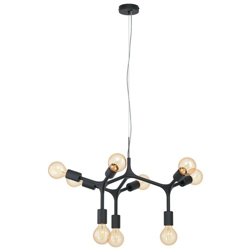 Lustre moderne design noir - lustre,