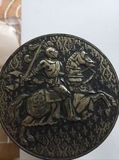 Rouleau Distributeur de scotch Vintage Médalion  chevalier