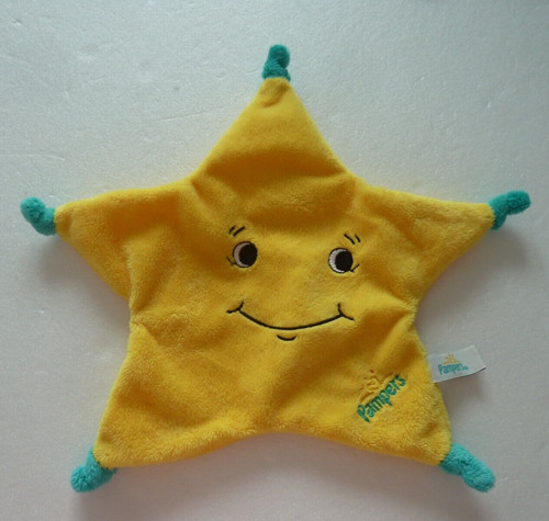 Doudou plat etoile pampers - doudou,