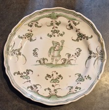 Assiette moustier xviii ème - assiette,