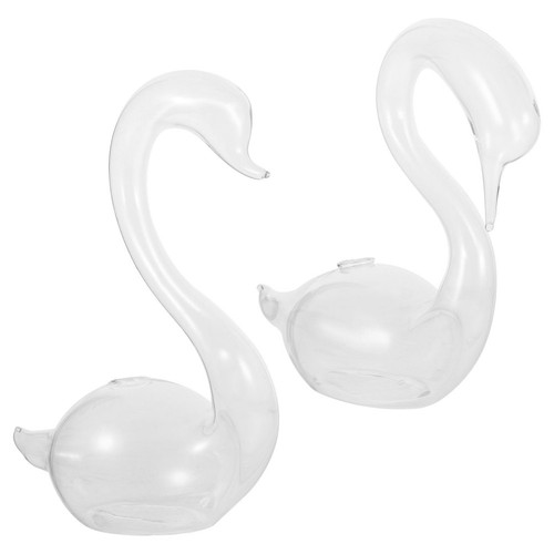 Pcs vase fleurs cygne - À,