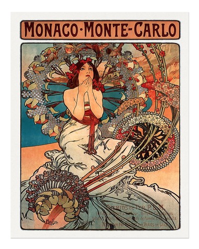 Affiche art nouveau wall - affiche,