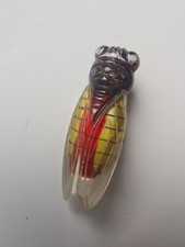 Broche cigale art deco résine