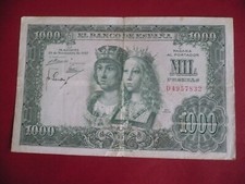 Spain / Espagne Ancien , Billet de 1000 / 1 000 Pesetas 1957
