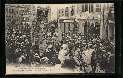 Cpa bourges fete - cpa,