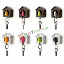 Nid d’oiseau moineau maison porte-clés anneau clés rails organisateur oiseau