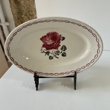 Ravier Style digoin Badonviller Fleur Rouge Germaine Collection Deco Cuisine