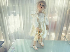 Poupée d'artiste poupée de collection porcelaine 77 cm état voir photo