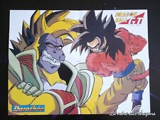 Grand Poster Goku SS4 Oozaru Baby Vegeta Dragon Ball GT club Dorothée vintage
