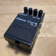 Pédale d'effet BOSS ML-2 Metal Core pour guitare distorsion son à gain élevé