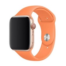 Véritable Apple Montre Bracelet Sport Bande 44mm/45mm/46mm - Papaye (Orange) -