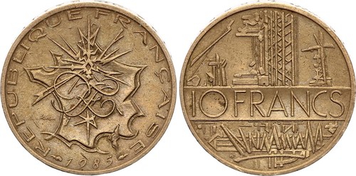 France francs mathieu - france, 10