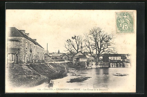 Cpa chamesson sur - cpa, chamesson-sur-seine,