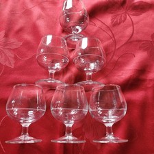 6 verres à pied Cognac gradués