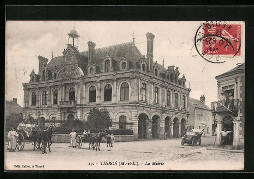 Cpa tiercé mairie - cpa,