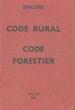 Code rural code forestier 1983 - René Laur - V2208008