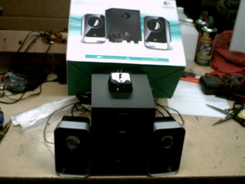 Logitech ls21 stereo speakers - stereo,