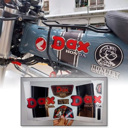 Autocollant dax125 custom - autocollant,