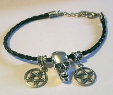 Bracelet biker cuir crane