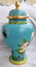 POTICHE VASE EN EMAUX