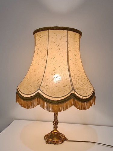 Ancienne lampe table en - ancienne,
