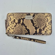 Portefeuille zippé MICHAEL KORS taille unique imprimé serpent simili cuir pou...