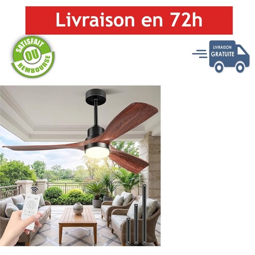 Ventilateur plafond 132cm - plafond,