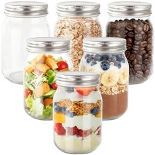 Lot de 6 Mason Jars, 500ml |