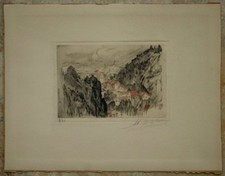Gravure pointe sèche