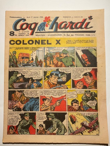 Coq hardi 4eme année - coq,