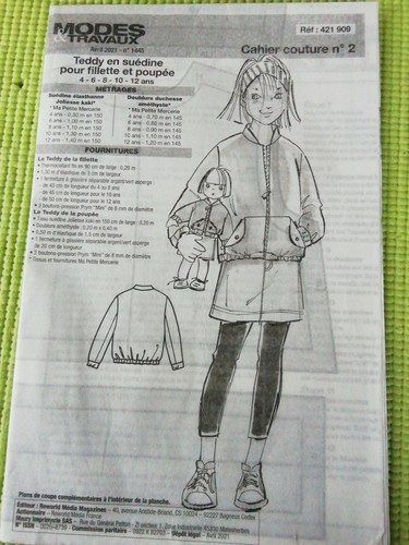 Patron couture enfant blouson