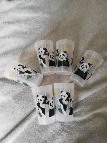 Lots verres plastique - de,